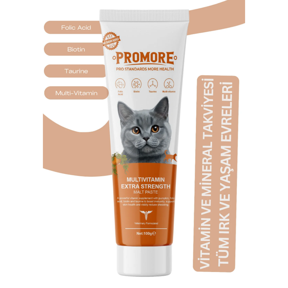 Promore Multivitamin Malt Macunu 100 gr.