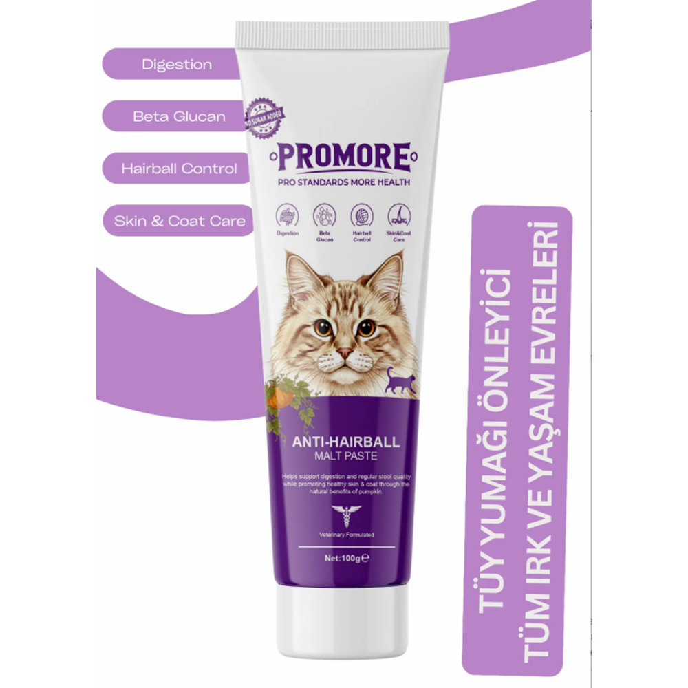 Promore Antihairball Malt Macunu 100 gr.