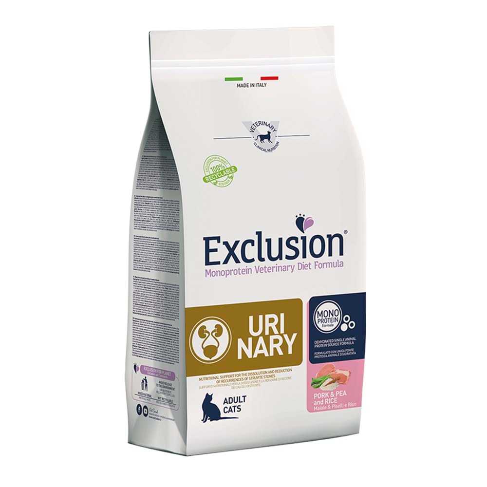 Exclusion Cat Urinary / Pork, Pea & Rıce 1,5 kg