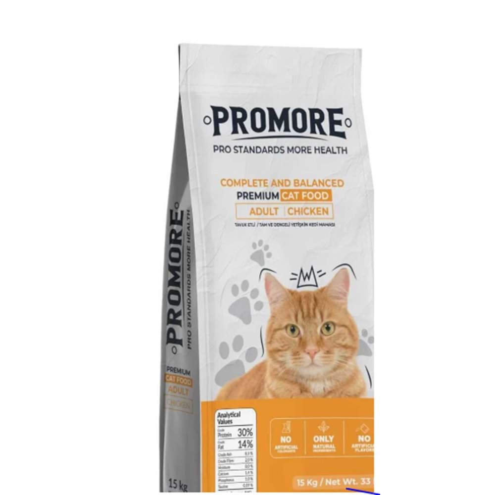 PROMORE Tavuklu Yetişkin Kedi Maması 15 kg