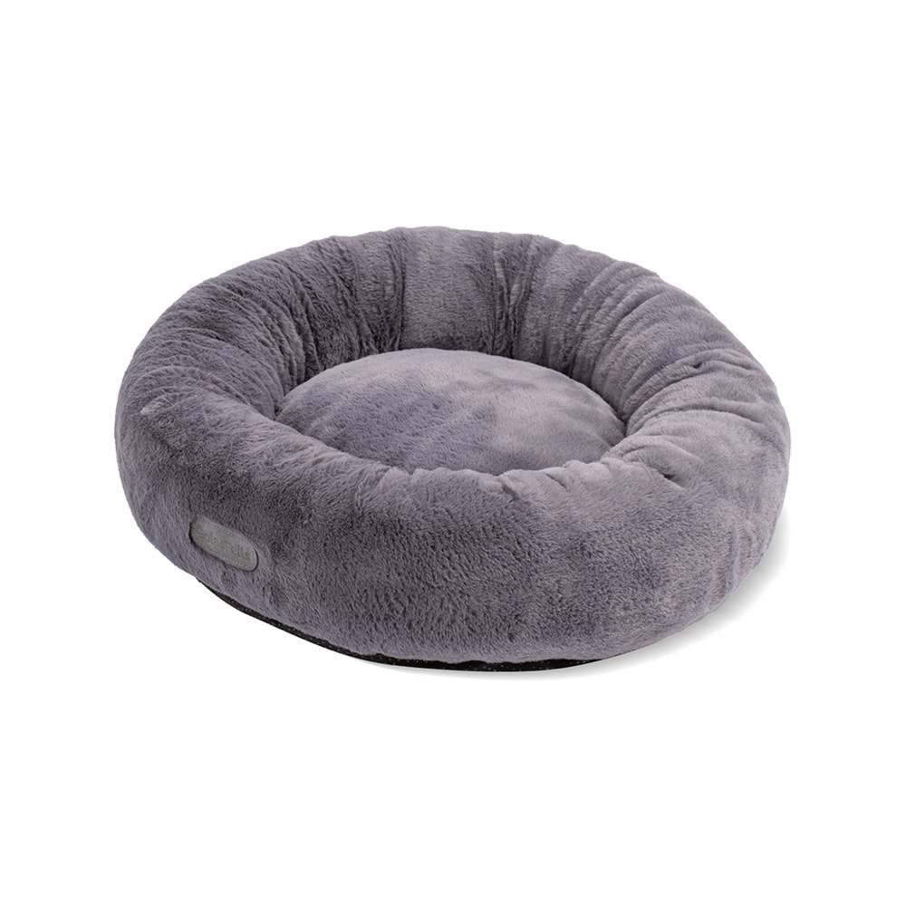 colas felis beti pelüş simit yatak antrasit 60 cm