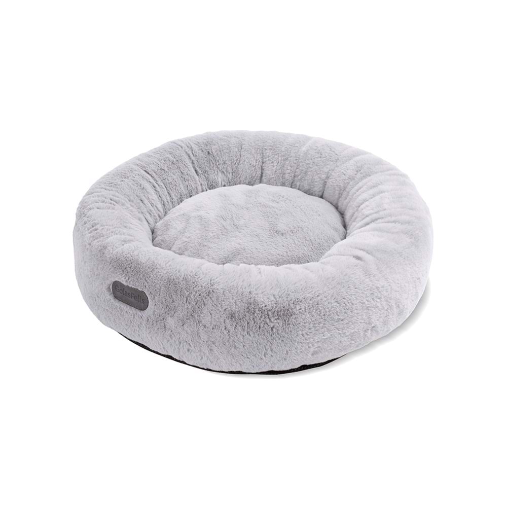 colas felis beti pelüş simit yatak gri 60 cm