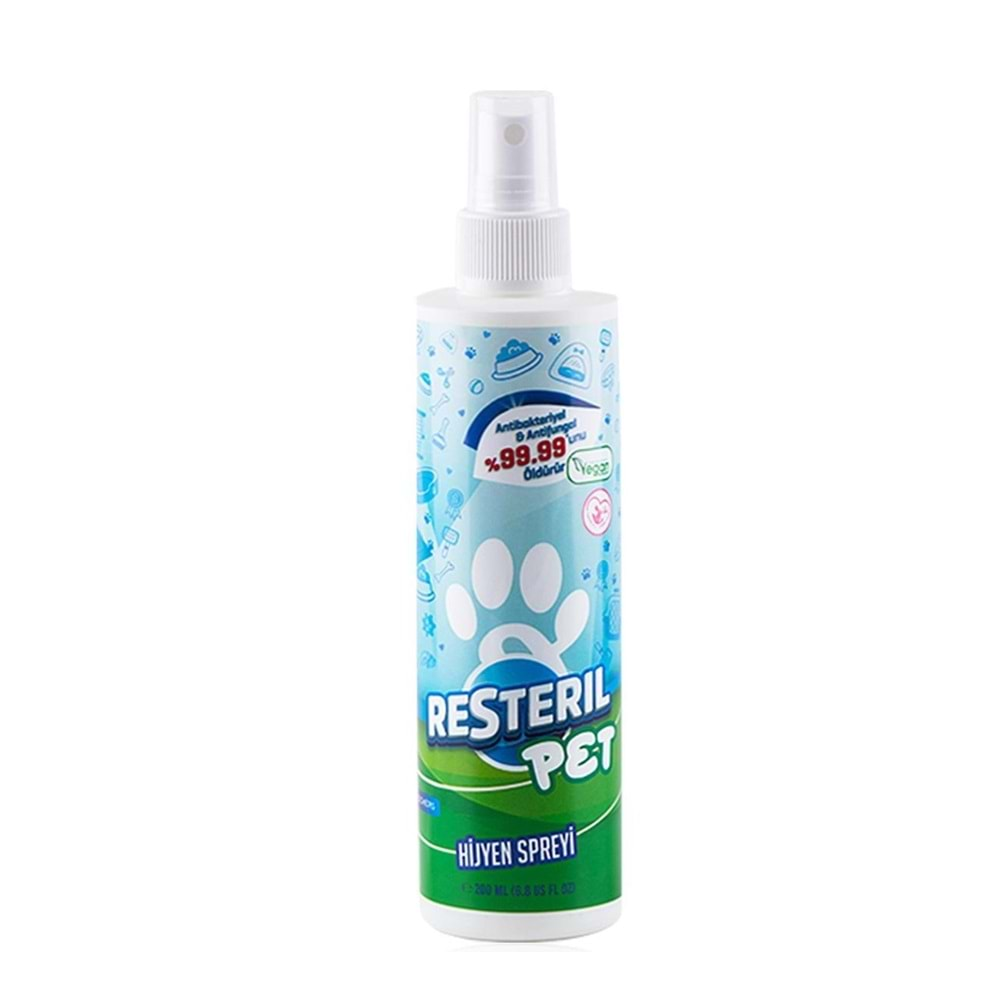 Vetürel Resteril antialerjik anti koku evcil hayvan hijyen spreyi 200 ml