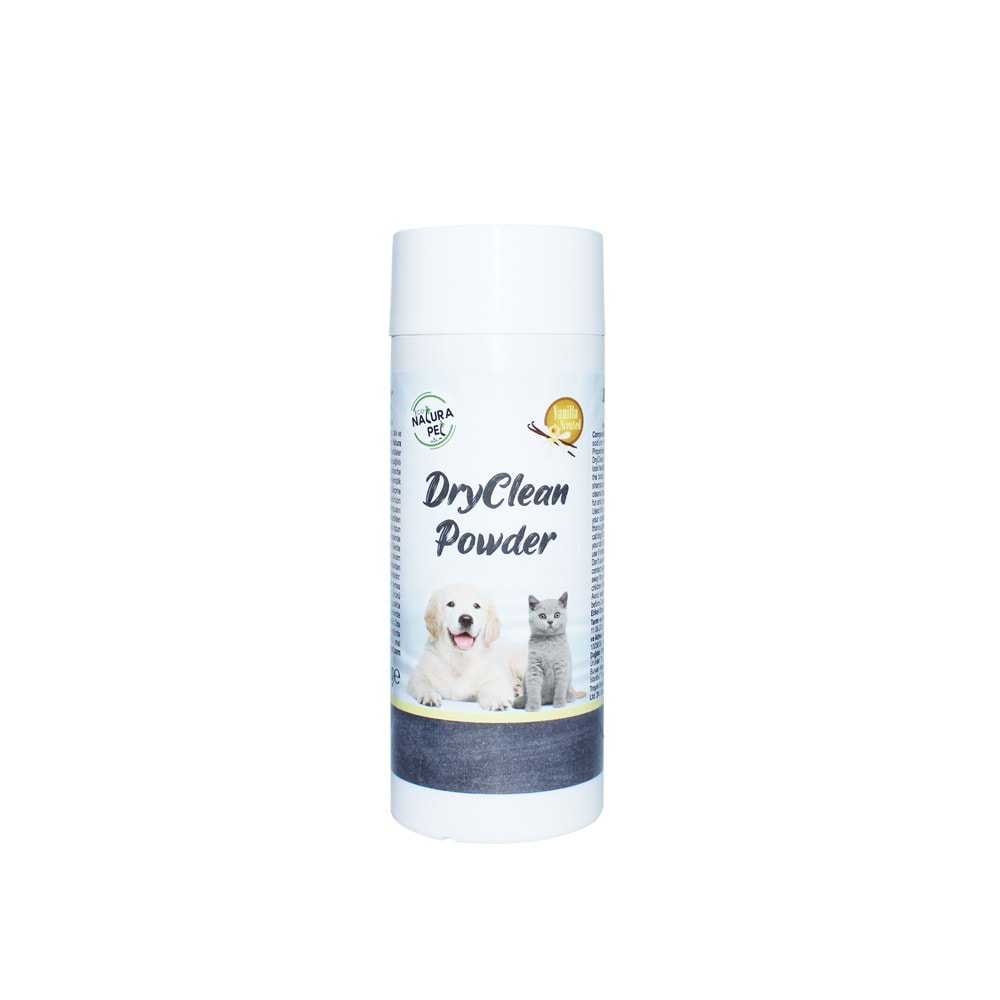 Eco Natura Pet Dry Clean Powder Vanilya Kokulu Pudra Şampuan 150 gr