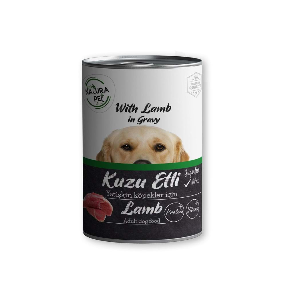 Eco Natura Pet Kuzu Etli Yetişkin Köpek Konservesi Gravy 400 Gr