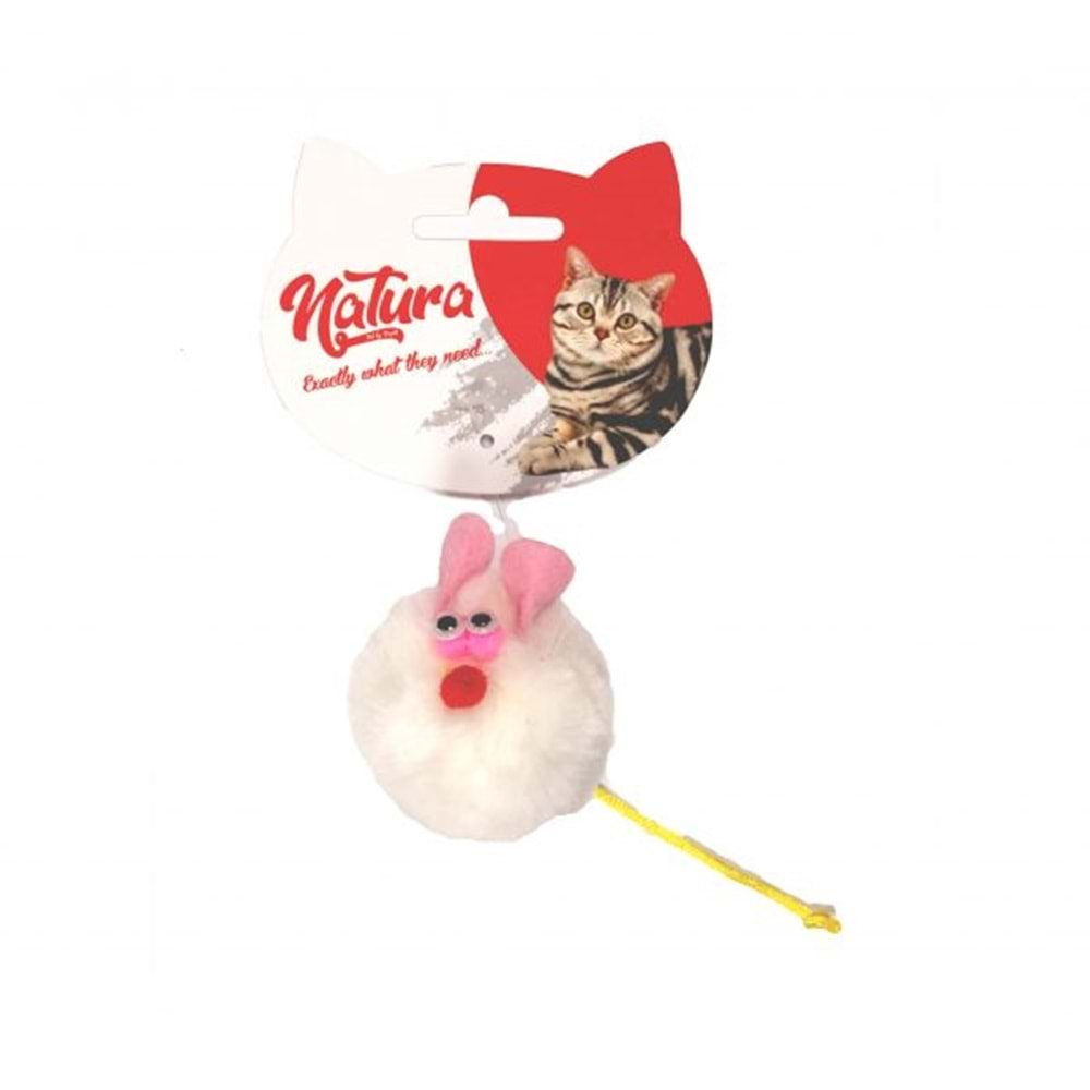 Natura Peluş Fare Top Kedi Oyuncak 7 cm PTC-040