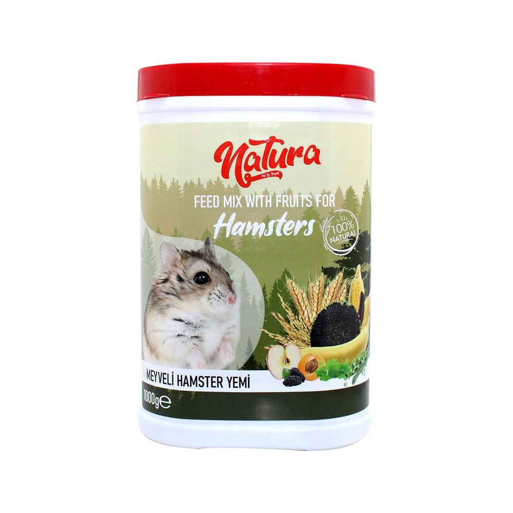 Natura Meyveli Hamster Yemi 1000 Gr