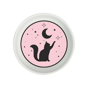 Natura Seramik Mama Kabı Moon Cat 250 ml 13 cm