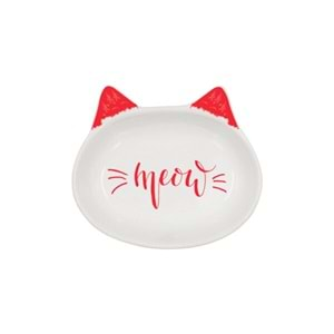 Natura Seramik Mama Kabı Cat Meow 200 ml 14 cm