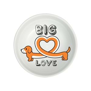 Natura Seramik Mama Kabı Dog Love 400 ml 15 cm