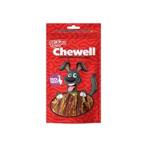 Natura Chewell Duck Strips Yumuşak Ördek eti Dilim Köpek Ödülü 80 Gr