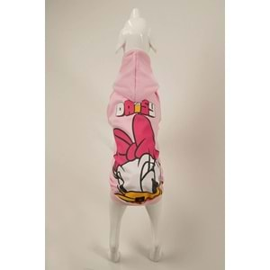 A40 DAISY DUCK - PEMBE - SWEATSHİRT XS