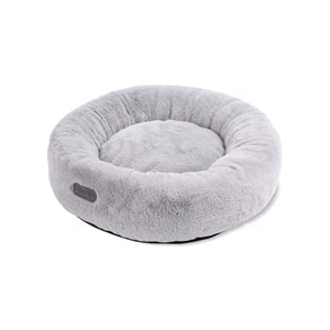 colas felis beti pelüş simit yatak gri 60 cm