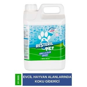 Vetürel Resteril antialerjik anti koku evcil hayvan hijyen spreyi 5000 ML