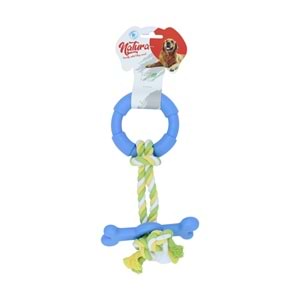 Natura Halka ve Kemikli Dental Halat Köpek Oyuncak 25 cm PTH-041