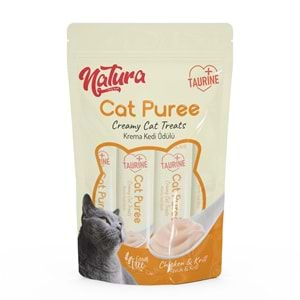 Natura Cat Puree Tavuk & Karides 5x12gr