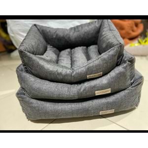 A40 DİKDÖRTGEN YATAK GRİ RENK BÜYÜK BOY 80X65