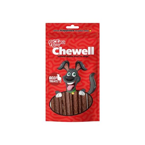 Natura Chewell Beef Strape Yumuşak Biftek Şeritleri Köpek Ödülü 100Gr