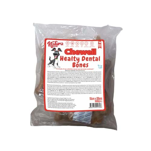 Natura Chewell Healty Dental Bones Natural Pres Kemik 15cm 20li 1600Gr