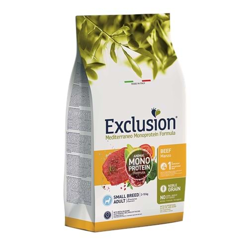 Exclusion Biftekli Küçük Irk Yetişkin Köpek Maması 2 kg