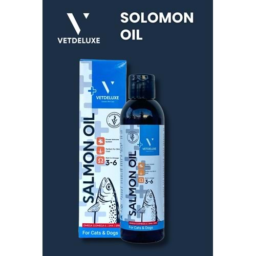 VETDELUXE Somon Yağı 200 ml