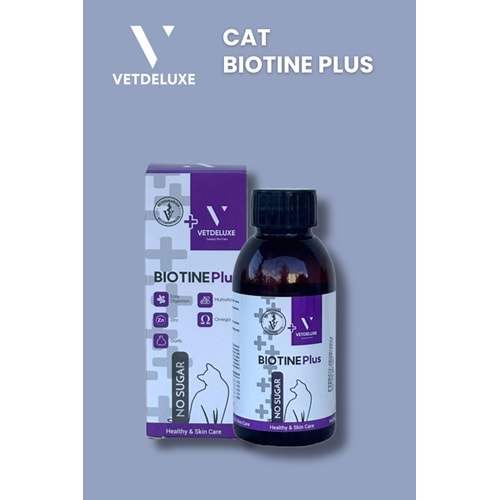 VETDELUXE Biotin Kedi damla 100 ml