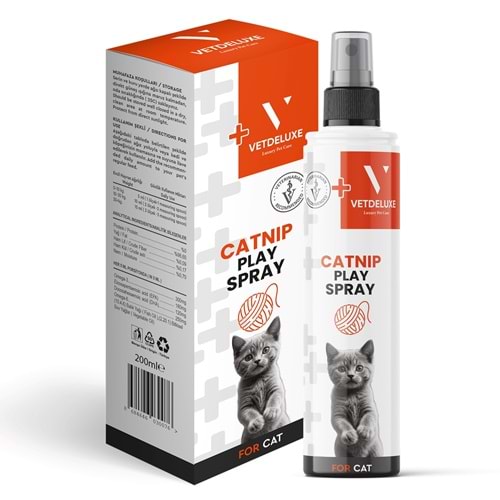VETDELUXE Catnip Play Spray Kedi Oyun Spreyi 150 ml