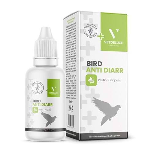 VETDELUXE Kuşlar İçin Bağırsak Florası Düzenleyici Damla 30 ml