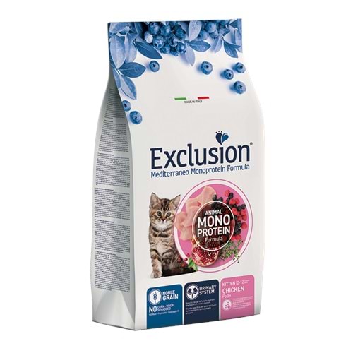 Exclusion Tavuklu Yavru Kedi Maması 1,5 kg