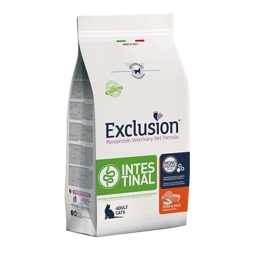 Exclusion Cat İntestinal / Pork & Rıce 1,5 kg