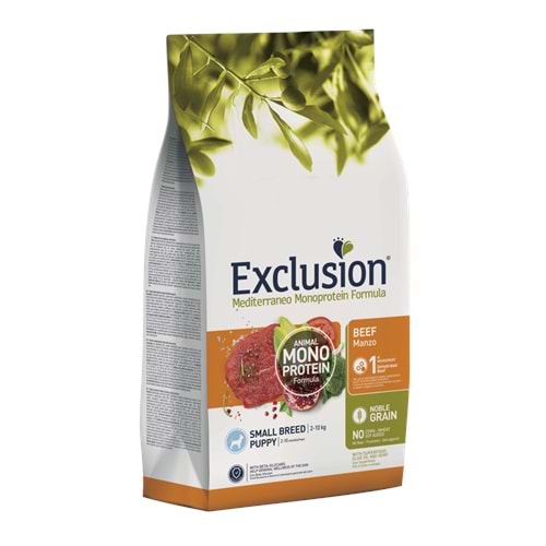 Exclusion Biftekli Küçük Irk Yavru Köpek Maması 2 kg