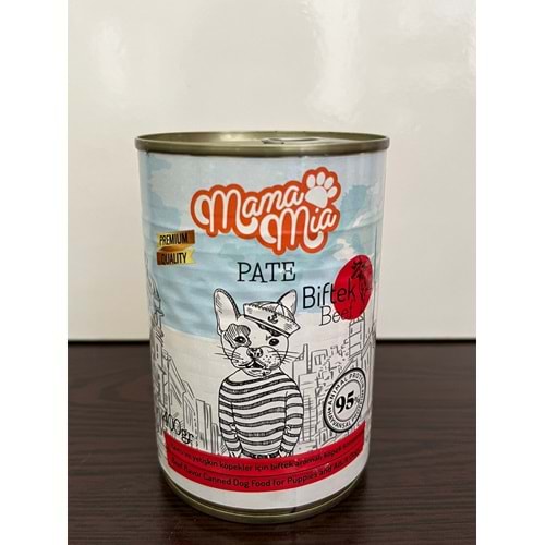 Mamamia Biftekli Köpek Konservesi 400 gr