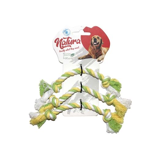 Natura Üçlü Halat Köpek Oyuncak XS 19 Cm PTH-070