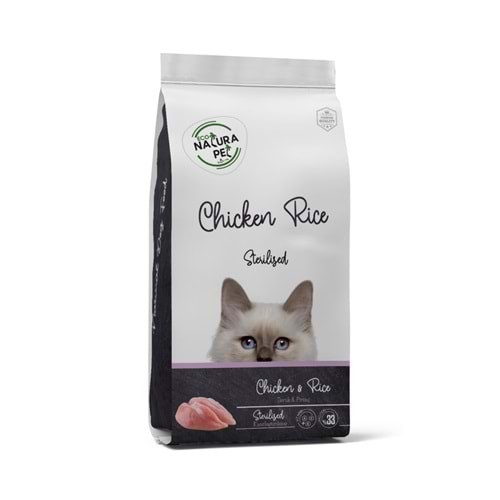 Eco Natura Pet Tavuk & Pirinçli Kısırlaştırılmış Kedi Maması 1,5 Kg