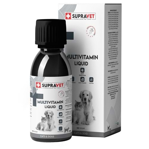 Supravet Multivitamin Kedi ve Köpek İçin Sıvı Damla