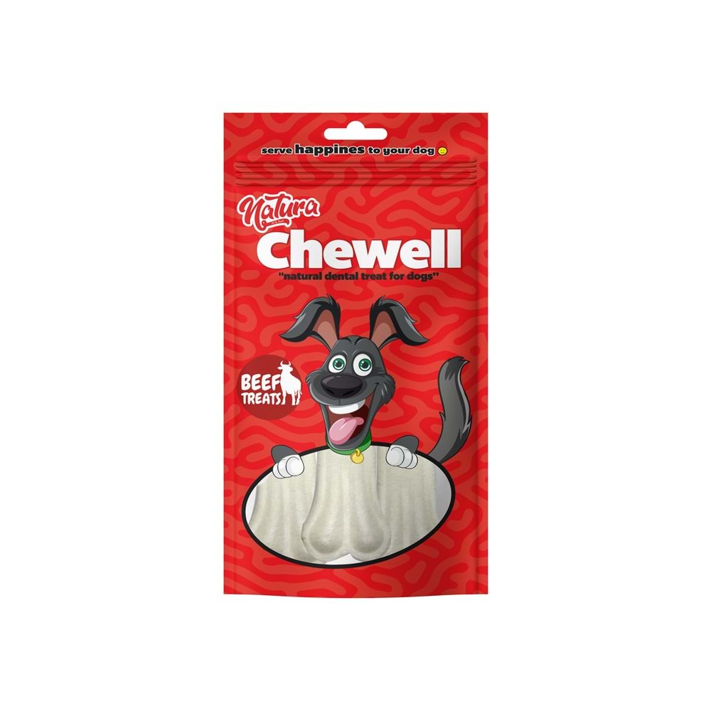 Natura Chewell Healty Dental Bones Beyaz Pres Kemik 13cm 3lü 180Gr