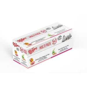 Natura et suyu içinde pirinçli yavru kedi konservesi multi pack (5+1) 70 gr