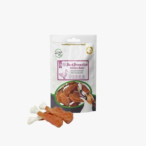 Eco Natura Pet DuckDrum Stick - Ördekli Kalsiyum Kemik Köpek Ödülü 90 gr