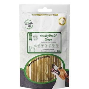Eco Natura Pet Healty Dental Chews Natural Burgu Kemik 13cm 25li 150Gr