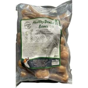 Eco Natura Pet Healty Dental Bones Natural Pres Kemik 21cm 10lu 1600Gr